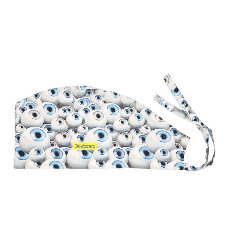 DOKTORAM A Quirky and Playful Headwear with an All-Over Eyeball Printâ€¦ - Image 1
